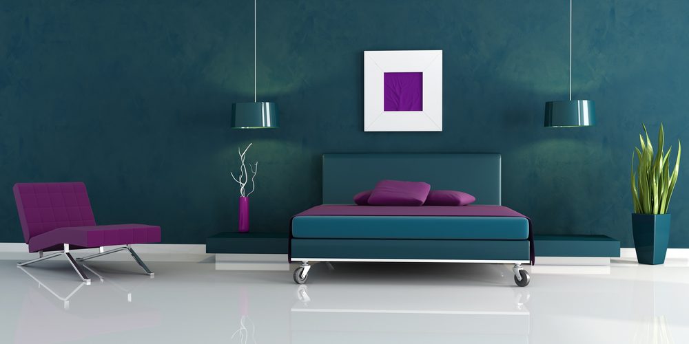 Mor Yatak Odası Dekorasyon İle Gelsin Huzur