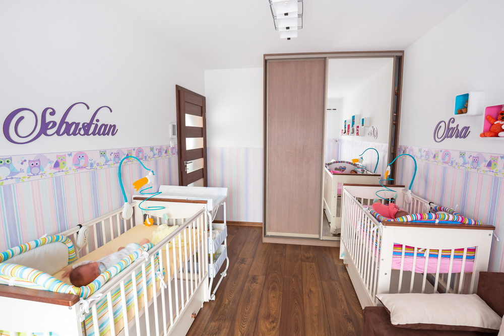 İkiz Bebek Odası Dekorasyon